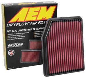 Chevrolet Silverado 1500 Drop In Air Filter - AEM Induction - DryFlow - 2019